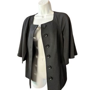 Michael Kors Women's Black 3/4 Sleeve Blazer Jacket Size S Casual